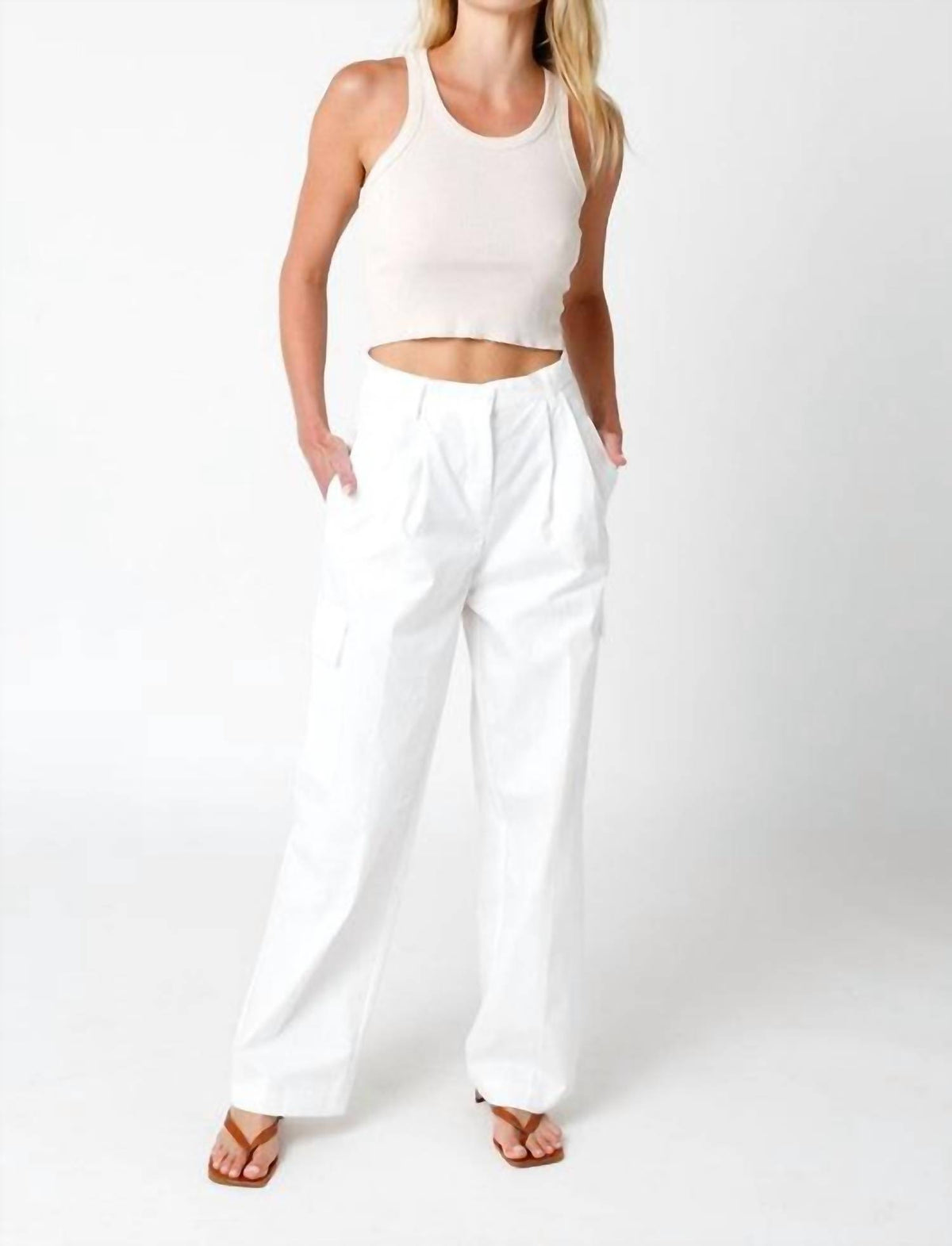 Olivaceous - Arwen Pleated Pants