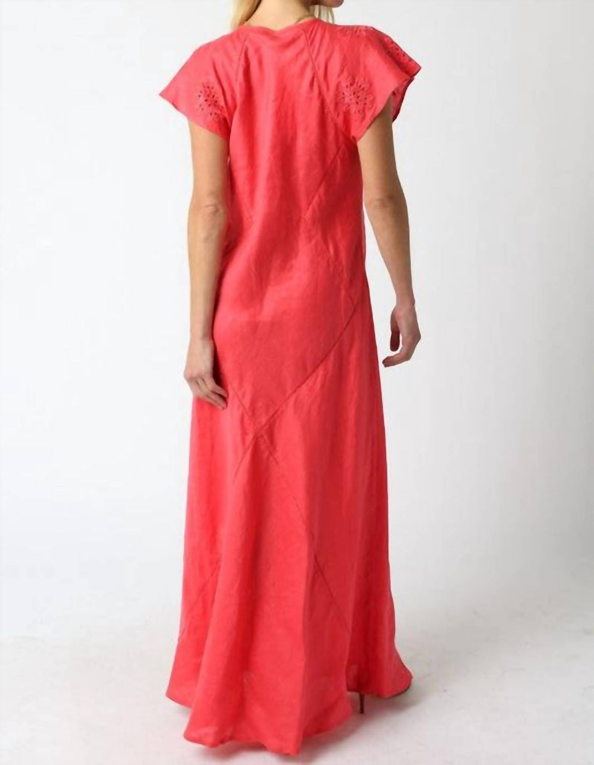Olivaceous - Ava Linen Dress