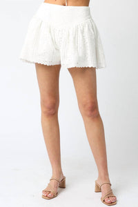Olivaceous - Bunny Eyelet Shorts