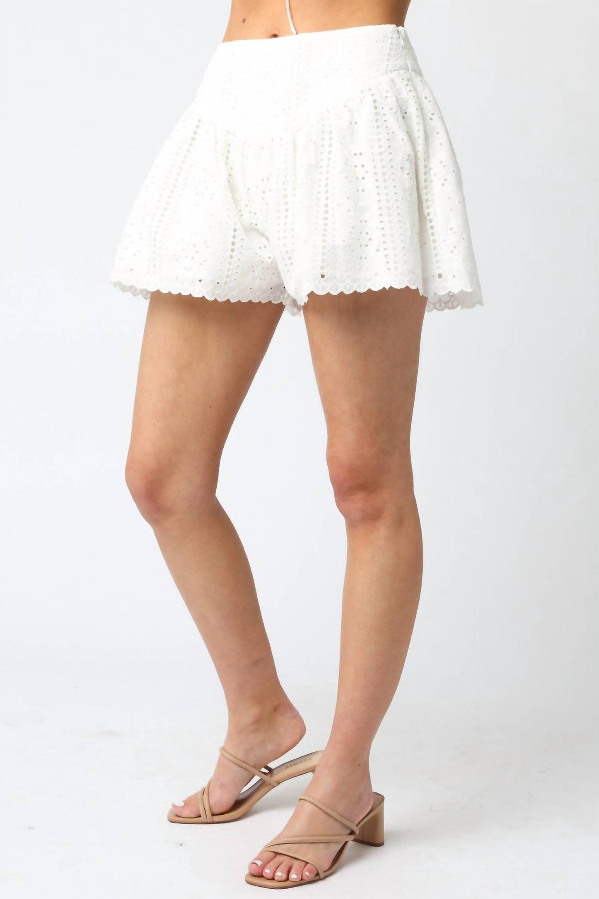 Olivaceous - Bunny Eyelet Shorts