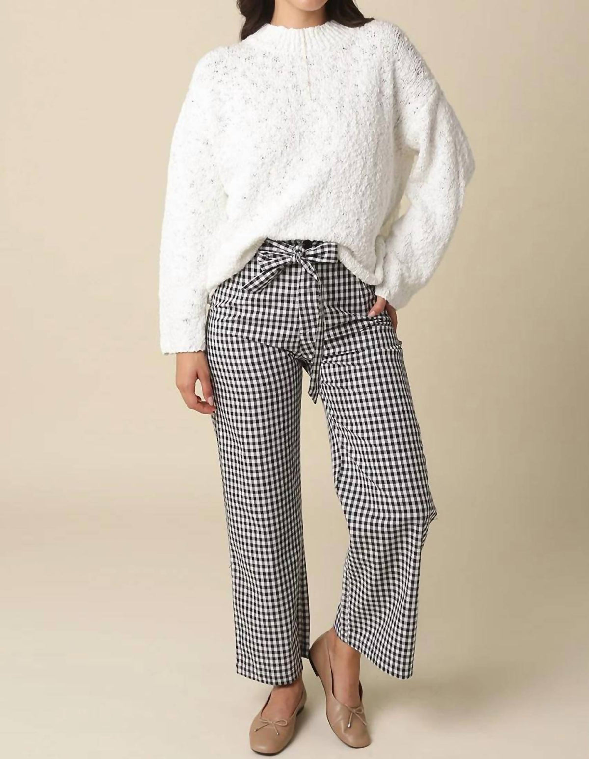 Olivaceous - Charlie Gingham Pant