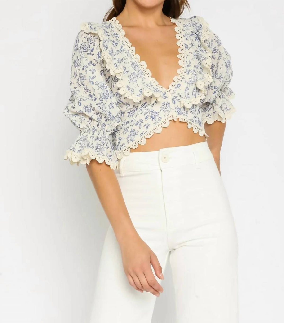 Olivaceous - Coco Frill Top