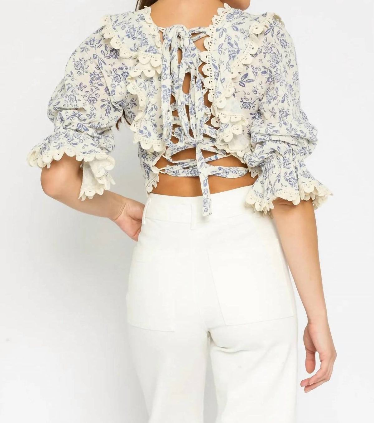 Olivaceous - Coco Frill Top