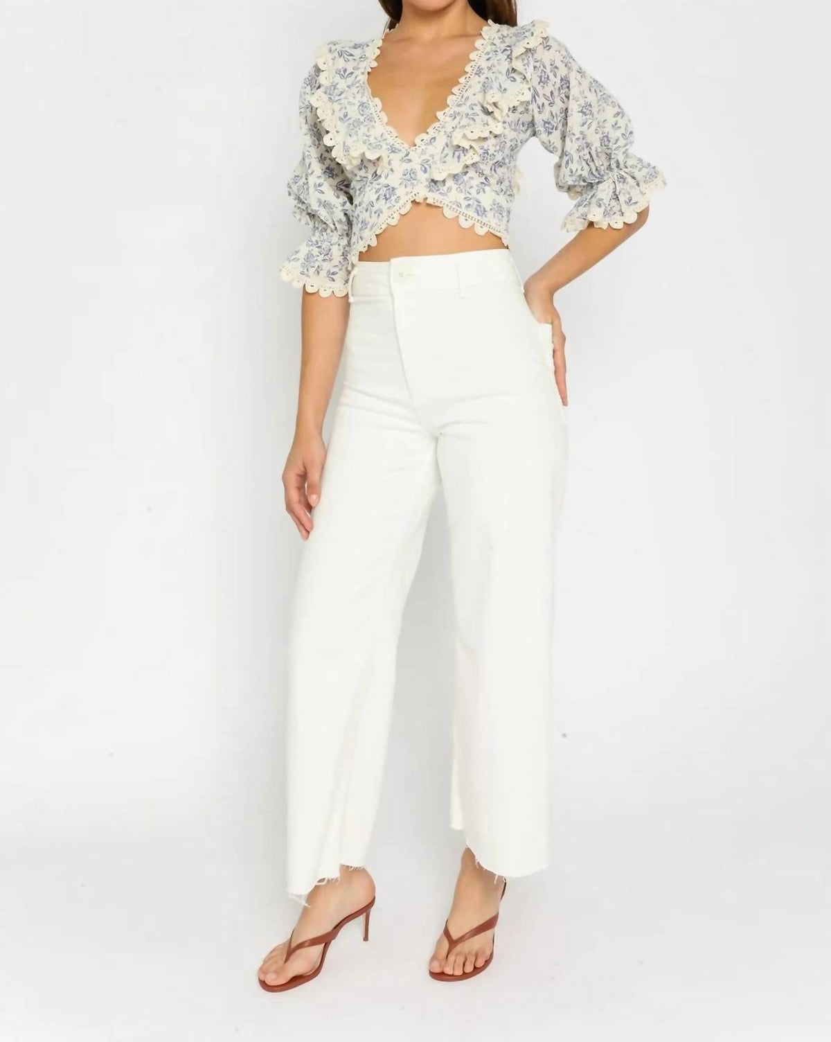 Olivaceous - Coco Frill Top
