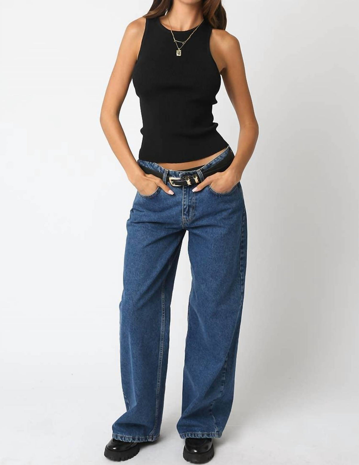 Olivaceous - Dulce Cutout Tank Top