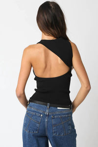 Olivaceous - Dulce Cutout Tank Top