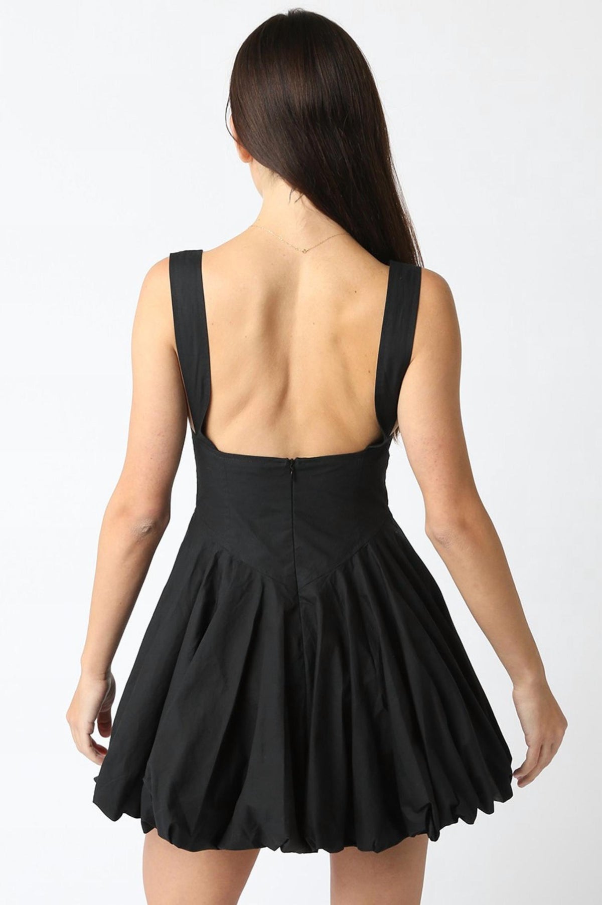 Olivaceous - Eliza Balloon Dress