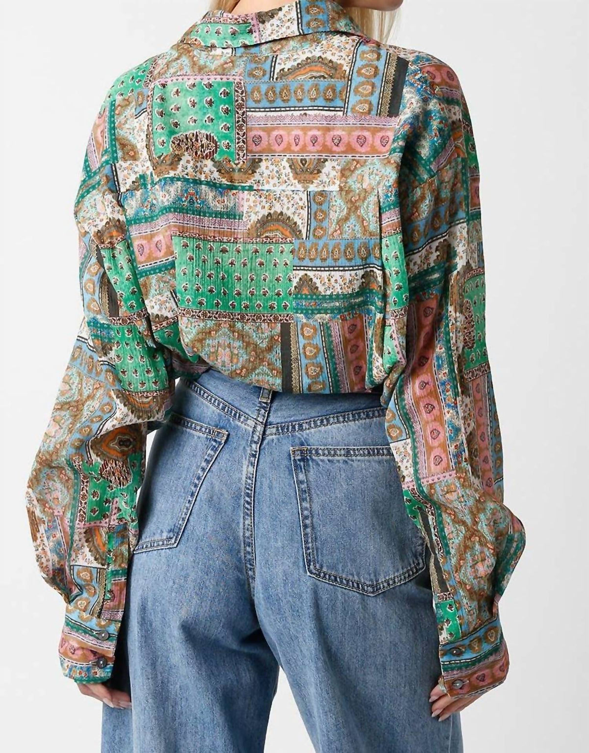Olivaceous - Ella Button Down Shirt