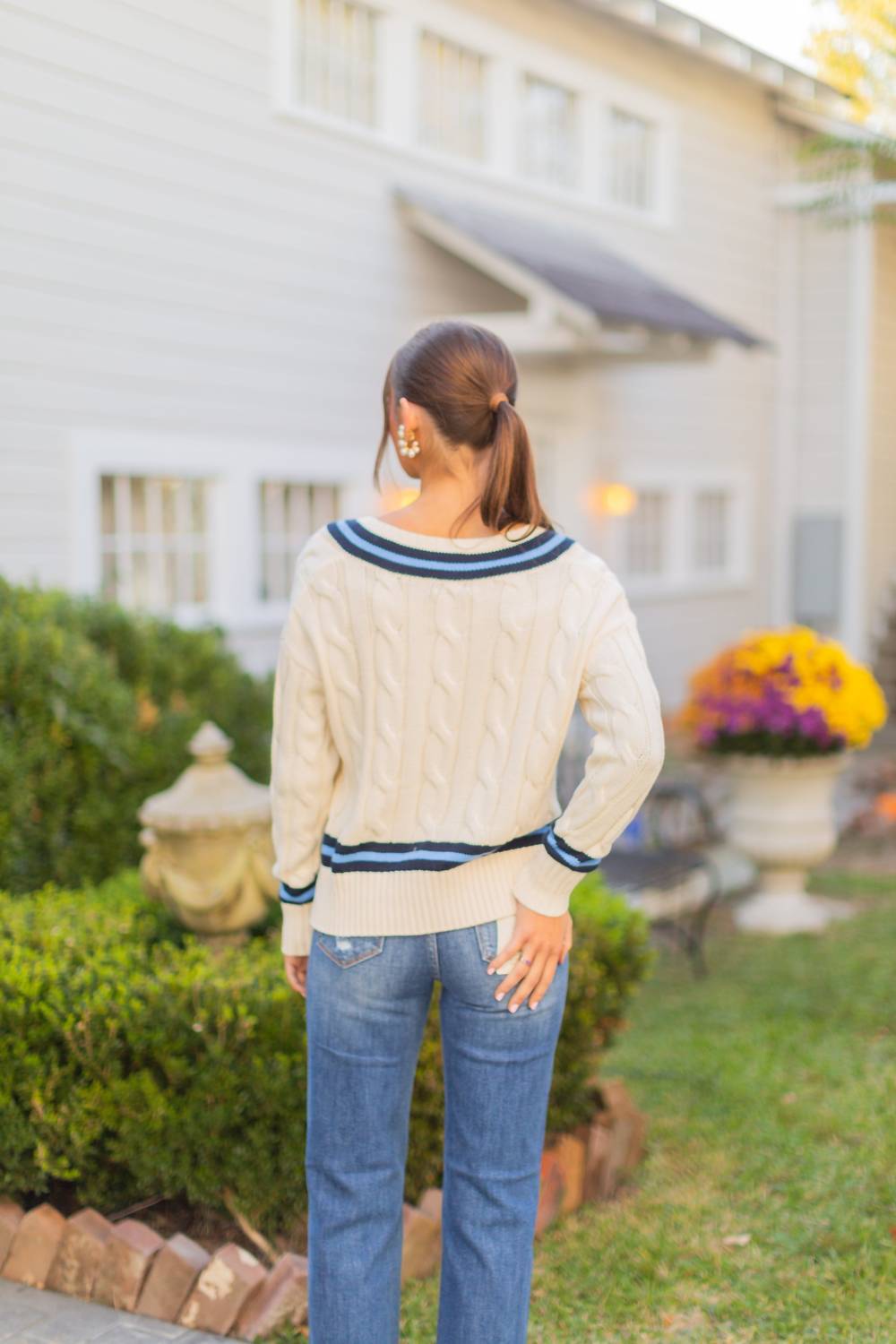Olivaceous - Emory Sweater - beige - clothing - cotton