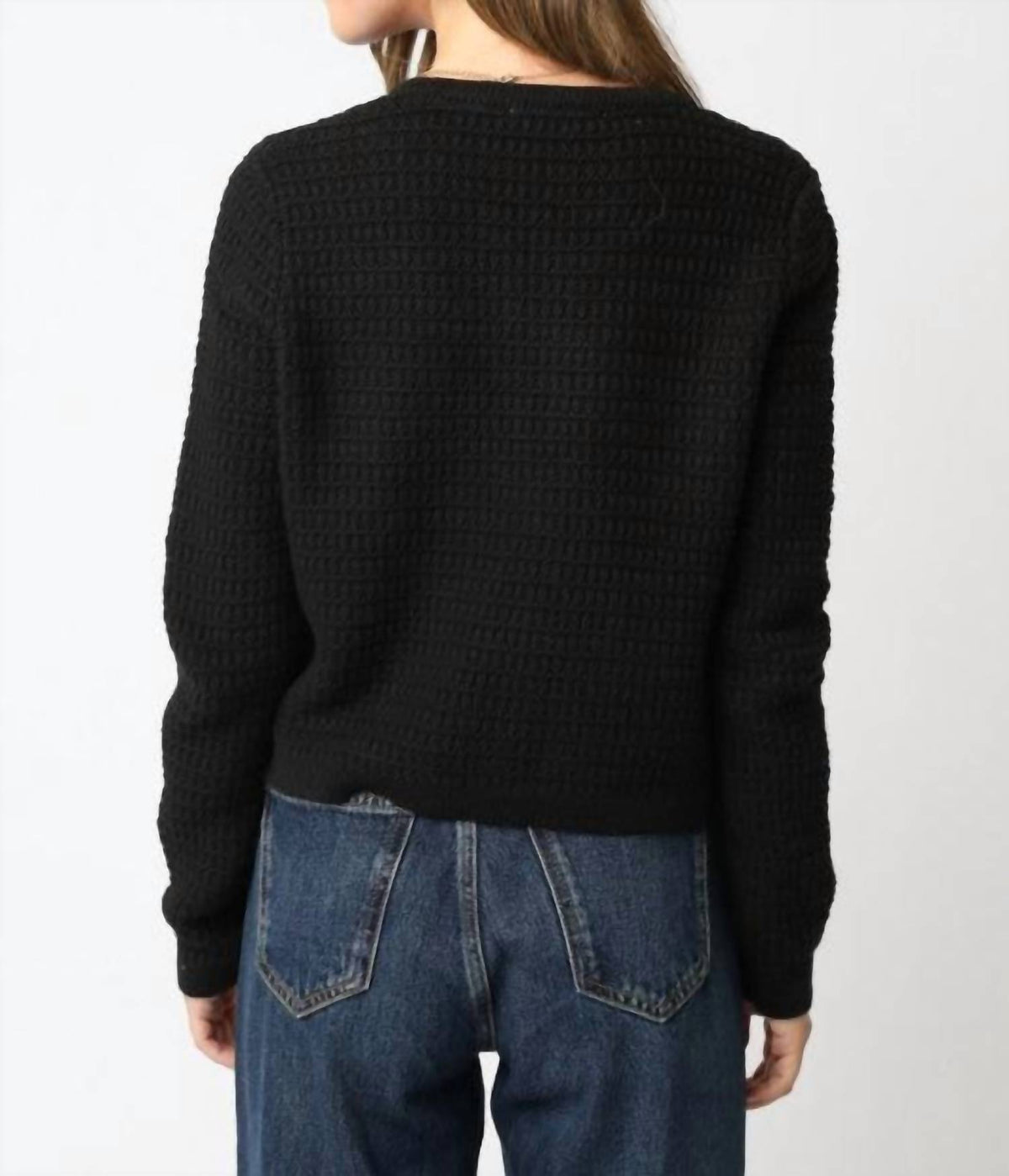 Olivaceous - Maci Knit Button Cardigan