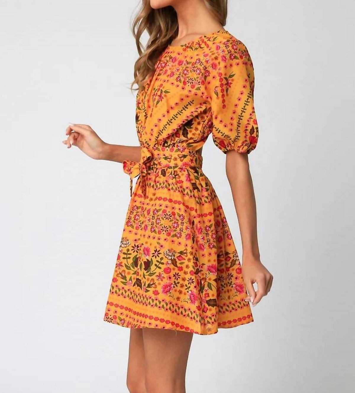 Olivaceous - Marigold Mini Dress