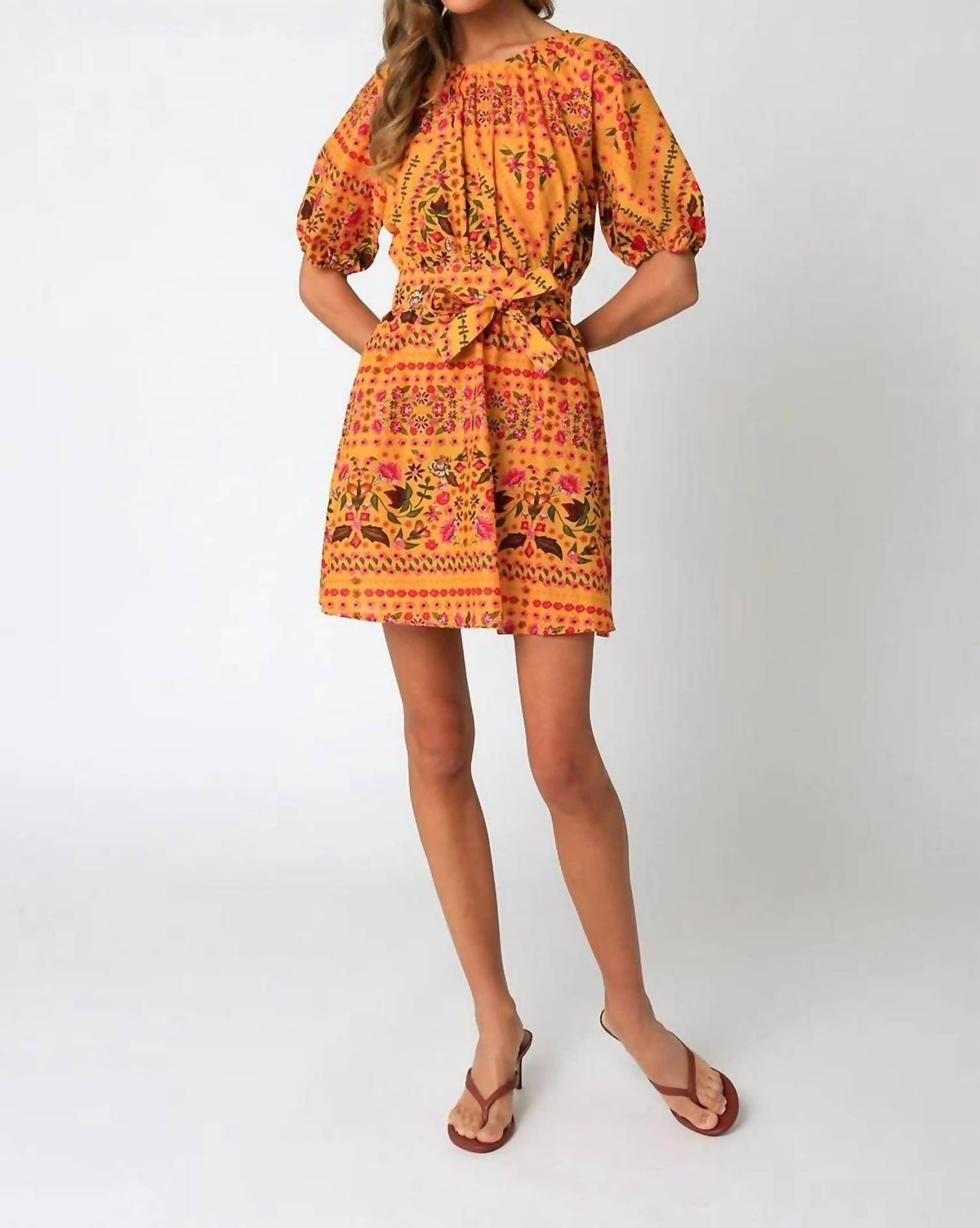 Olivaceous - Marigold Mini Dress