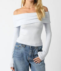 Olivaceous - Off Knit Top