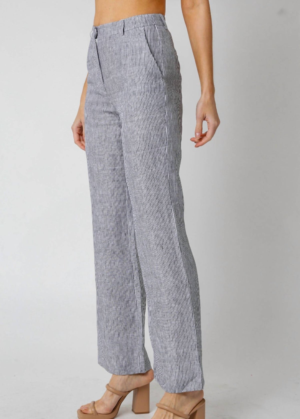 Olivaceous - Persephone Striped Pants