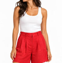 Olivaceous - Ray Linen Shorts
