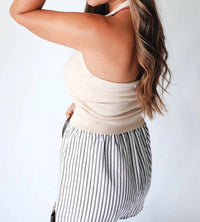 Olivaceous - Soft Knit Halter Vest