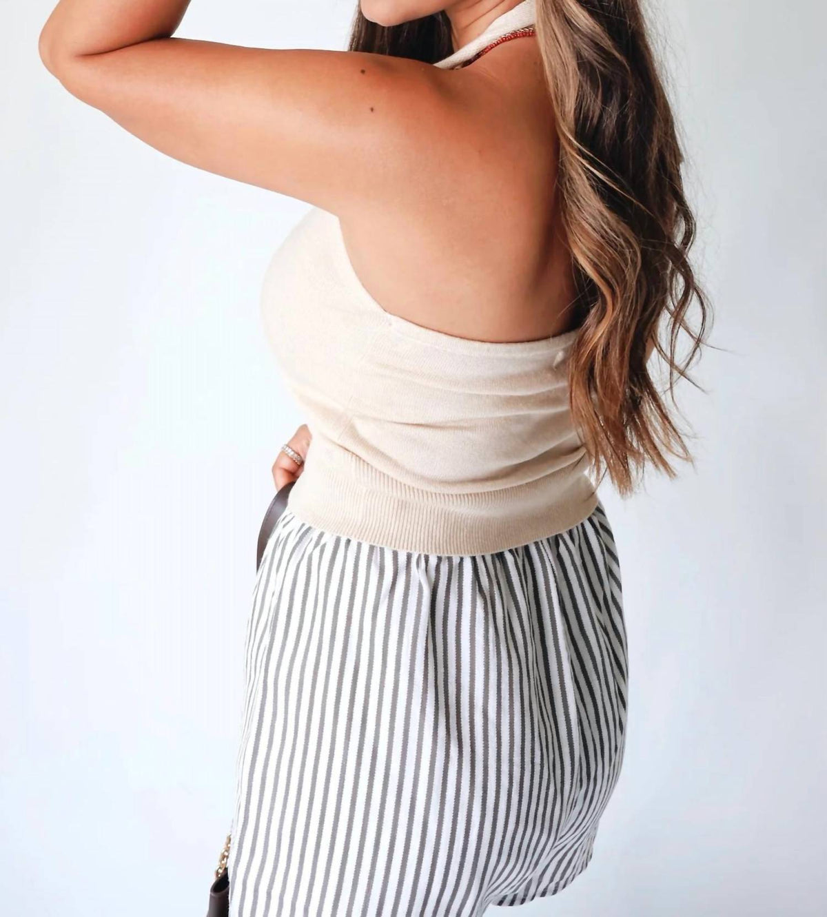 Olivaceous - Soft Knit Halter Vest