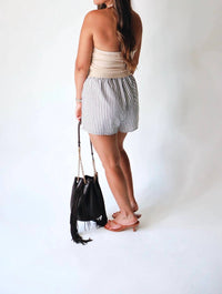 Olivaceous - Soft Knit Halter Vest