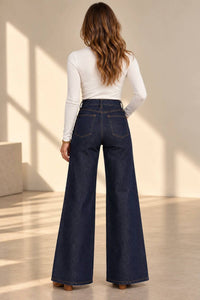 Oliver Logan - Monroe High-rise Wide Leg Jeans