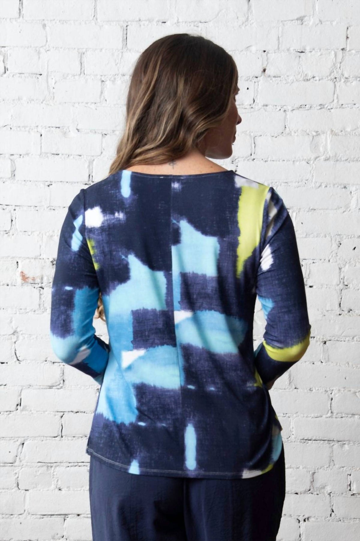 Olivia By Habitat - Ikat Arthouse Knits Easy Tee