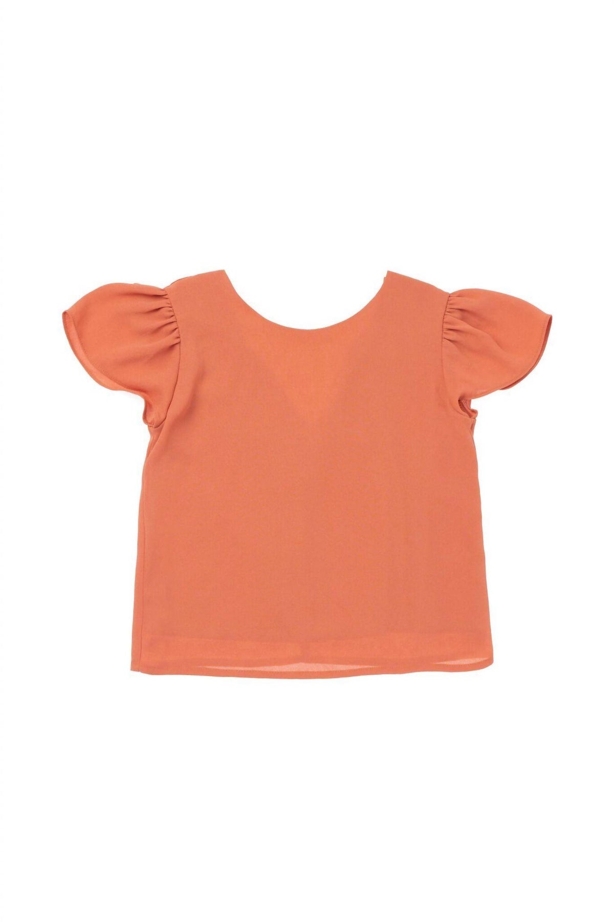 Omamimini - Girls' Back Ruffles Top