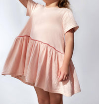 Omamimini - Hi-Low Drop Waist Dress