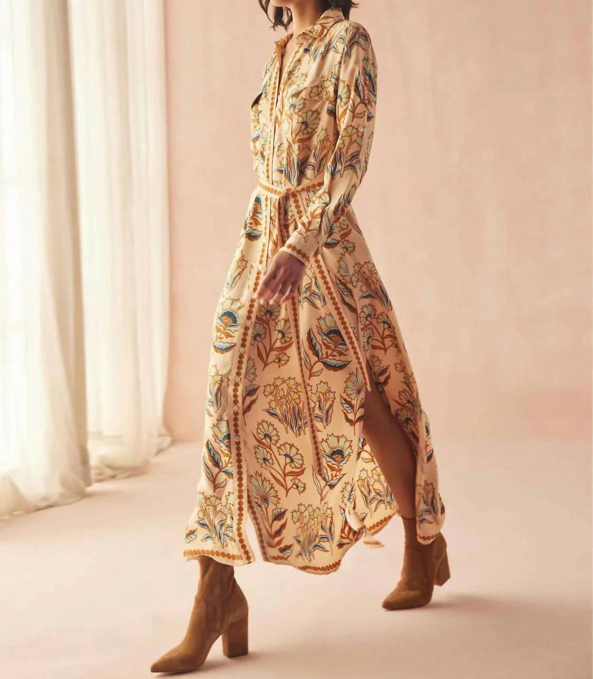 Omika - Aleena Butternut Palma Maxi Dress