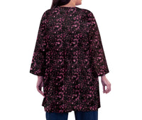 On The Plus Side - Aurora Pleated Tunic - Plus