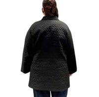 On The Plus Side - Cotton Quilted Swing Coat - Plus Size