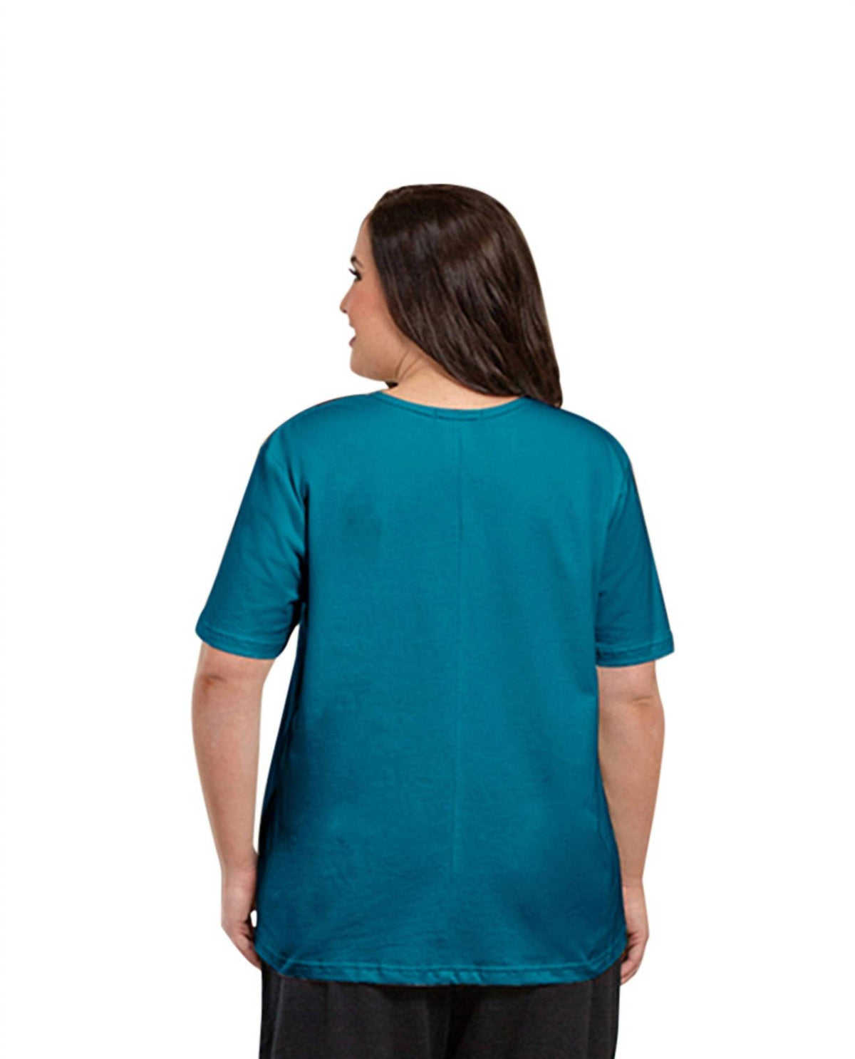 On The Plus Side - Cotton Short Sleeve Tee - Plus