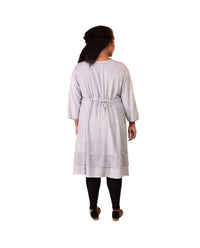 On The Plus Side - Eden 3/4 Sleeve Dress - Plus Size