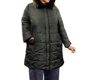 On The Plus Side - Long Sleeve Winter Puff Coat - Plus Size