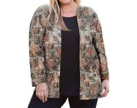 On The Plus Side - Print Layla Twofer Top - Plus