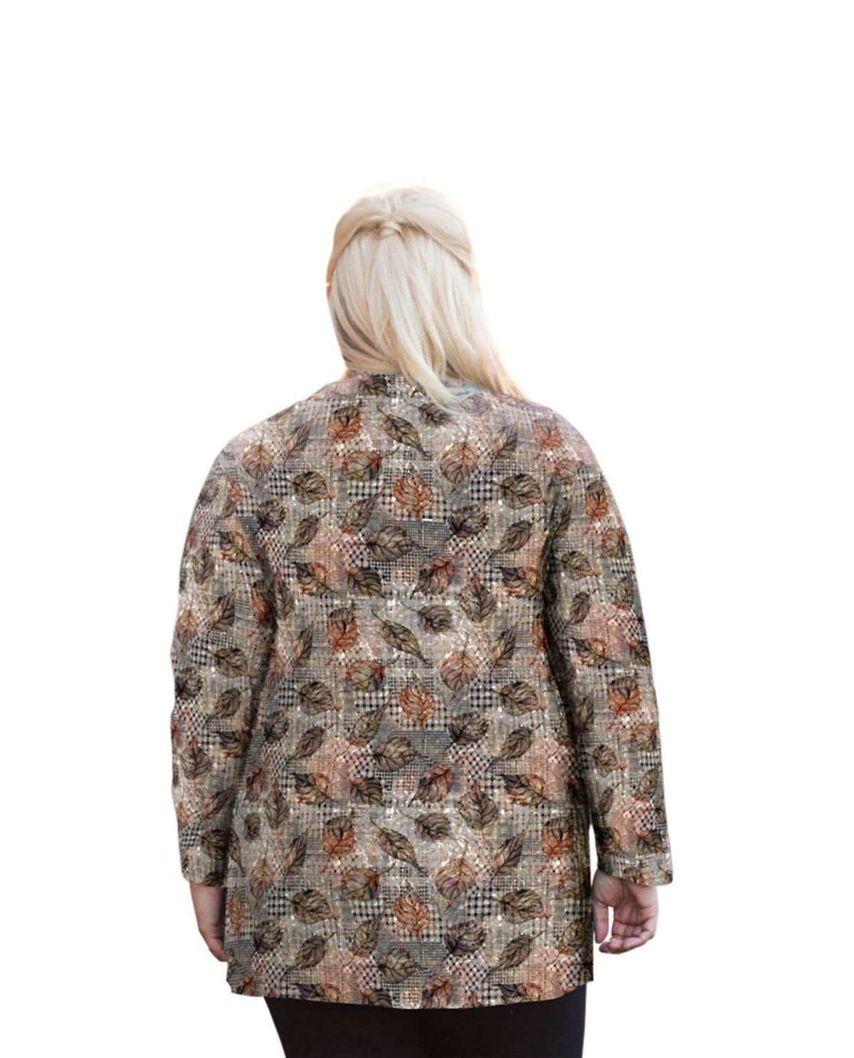 On The Plus Side - Print Layla Twofer Top - Plus