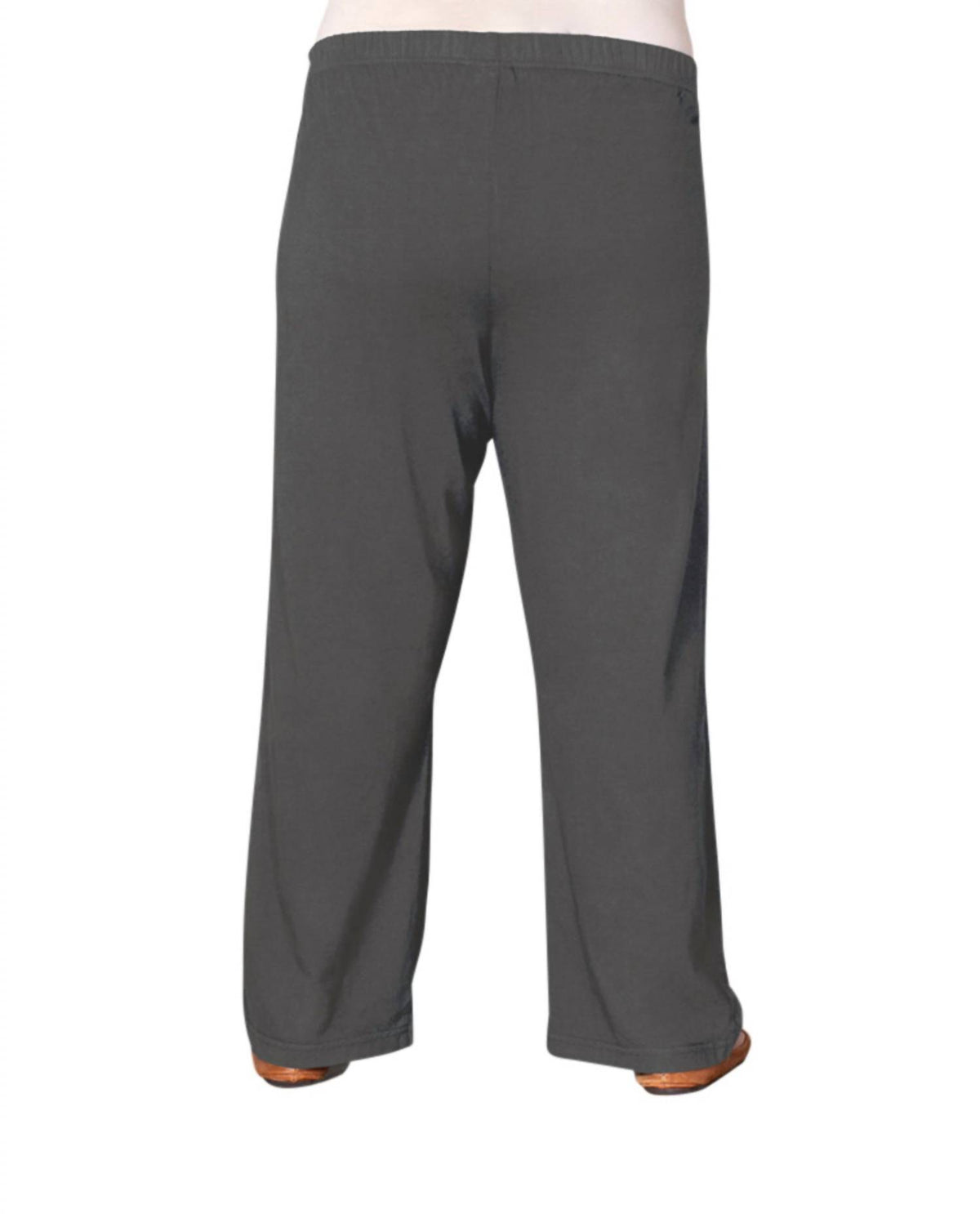 On The Plus Side - Wide Leg Cotton Knit Pants - Plus