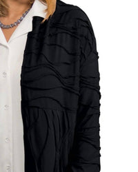 On The Plus Side - Wave Jacket - Plus - black - casual - jacket - clothing