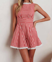 One And Only Collective - Carly Gingham Romper