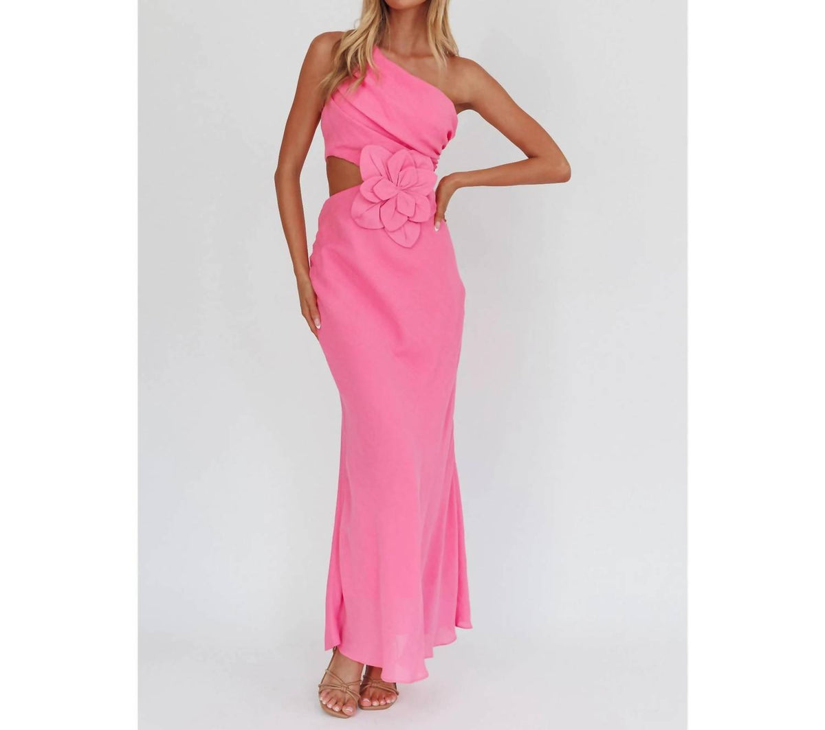 One & Only - One Shoulder Asymmetric Dress