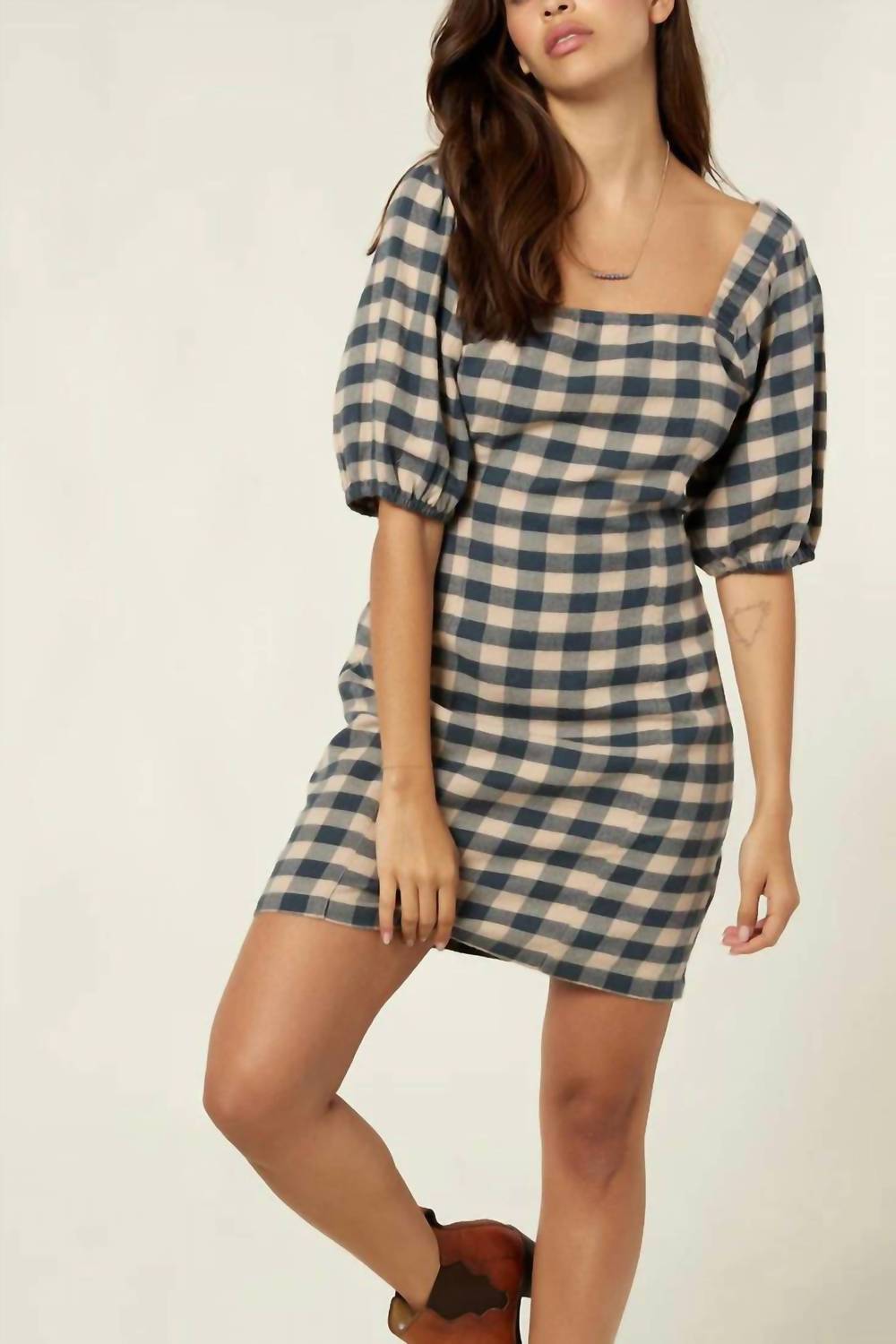 O'Neill - Abbie Plaid Mini Dress
