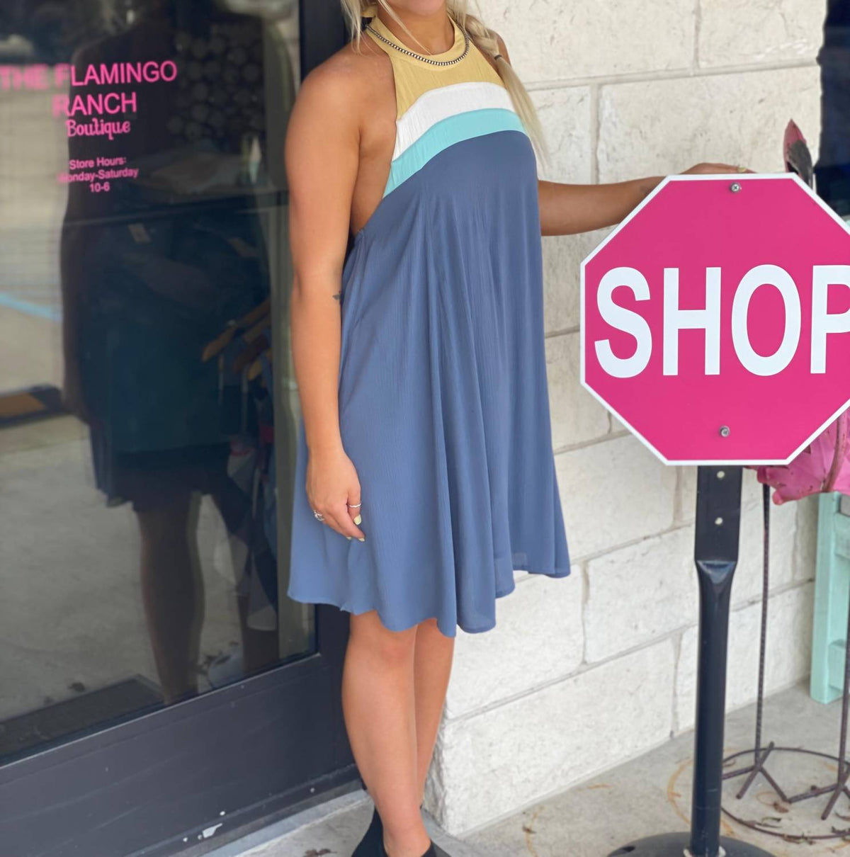 O'Neill - Tristyn Halter Mini Dress