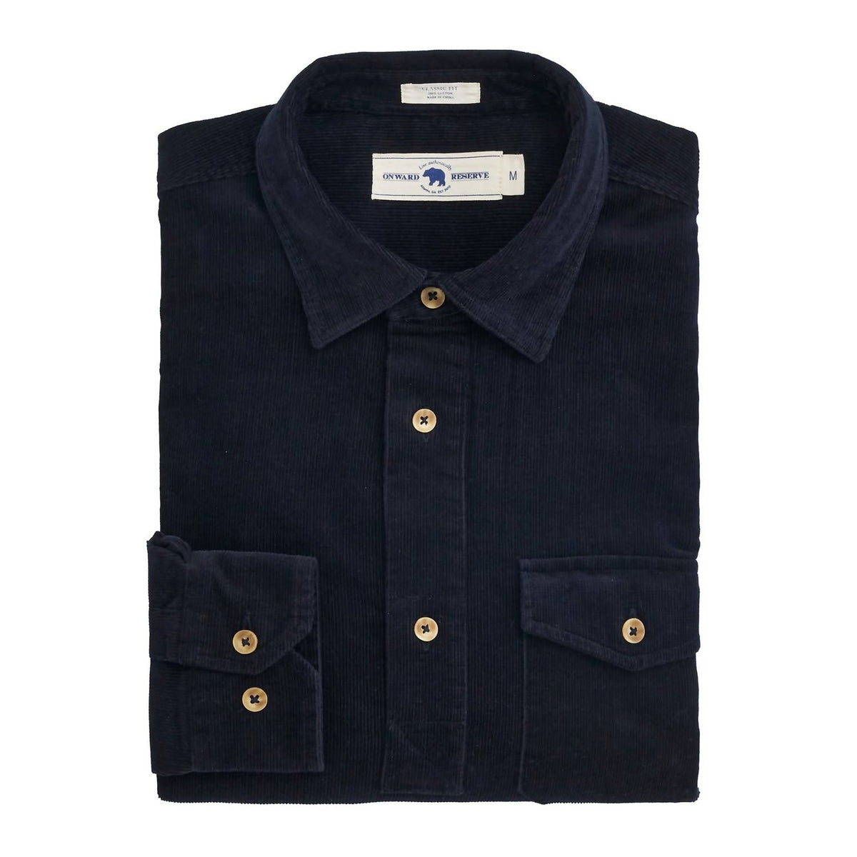 Onward Reserve - Men's Stretch Cord Half Button Shirt
