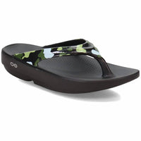 Oofos - Women 1403 Camo Patterned Strap Sandal