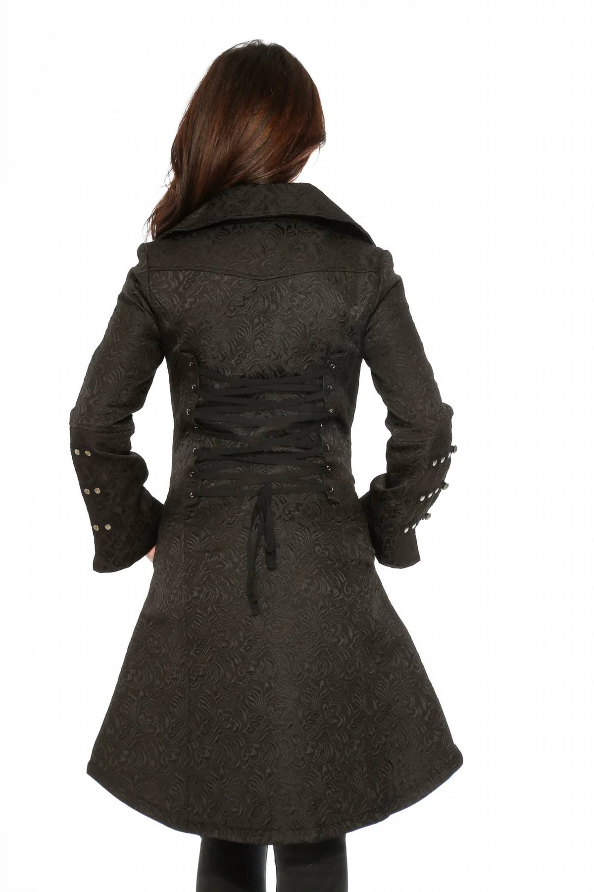 Orchid Bloom - Brocade Hilo Coat With Linen