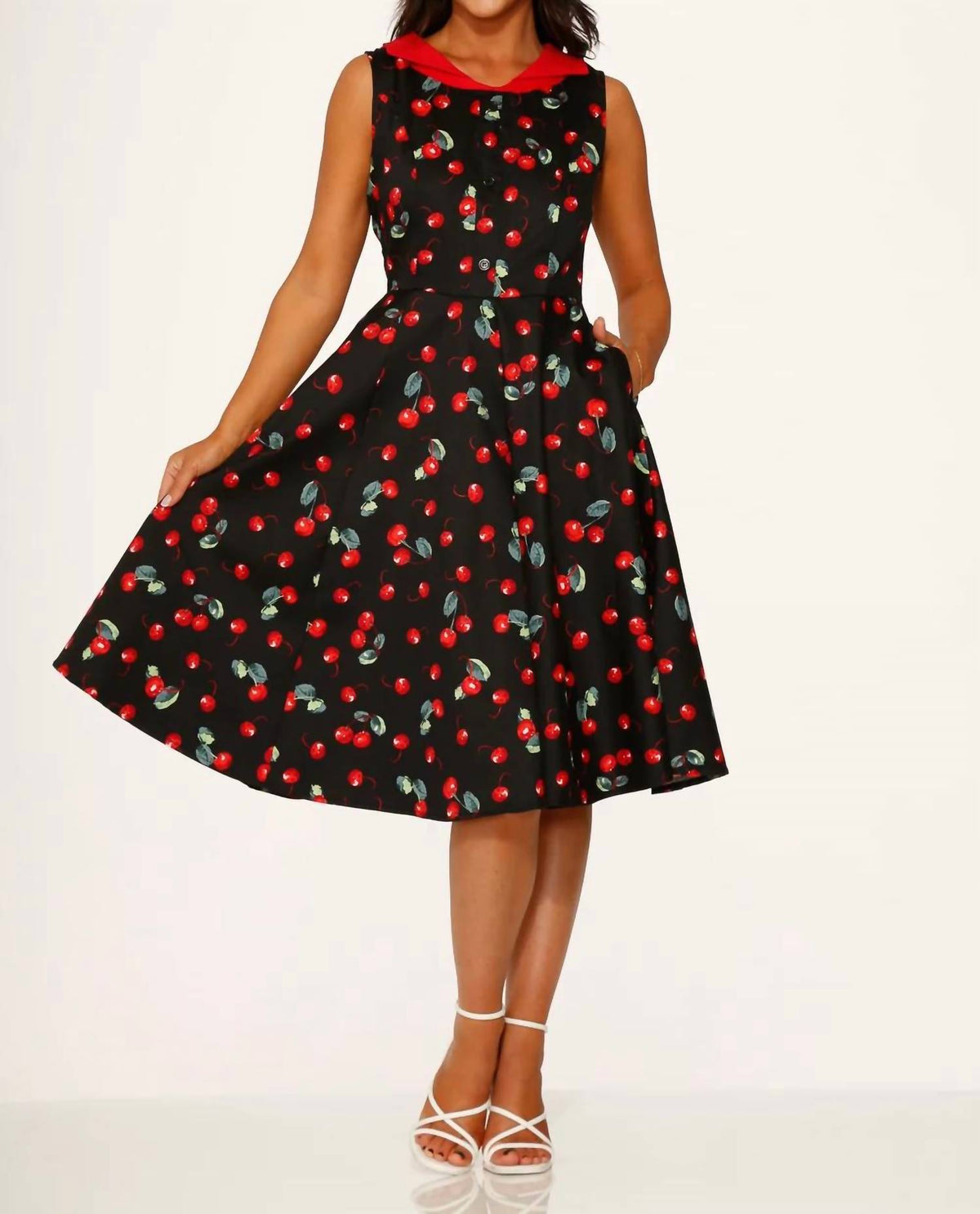 Orchid Bloom - Cherry Swing Dress