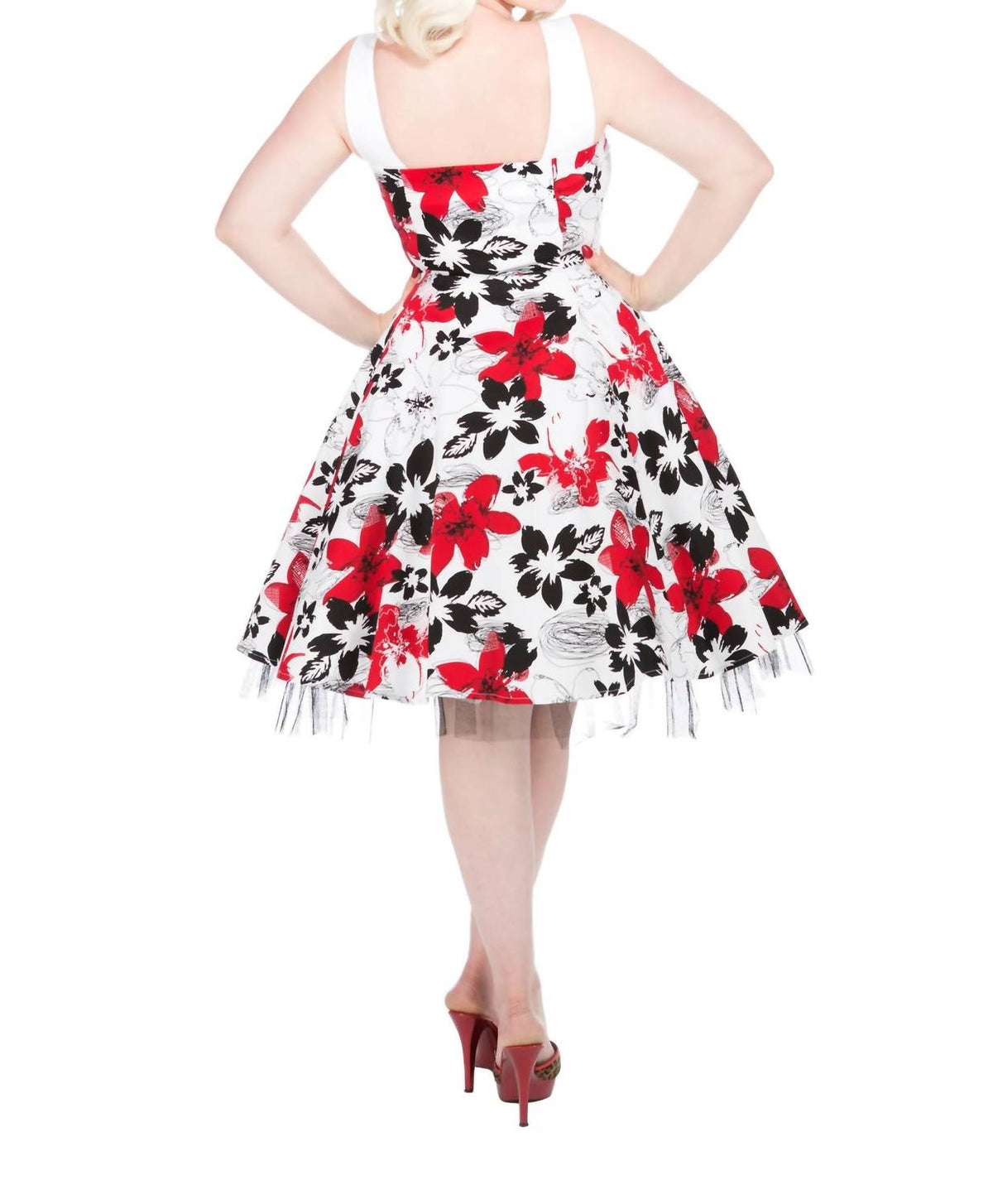 Orchid Bloom - Floral Swing Dress