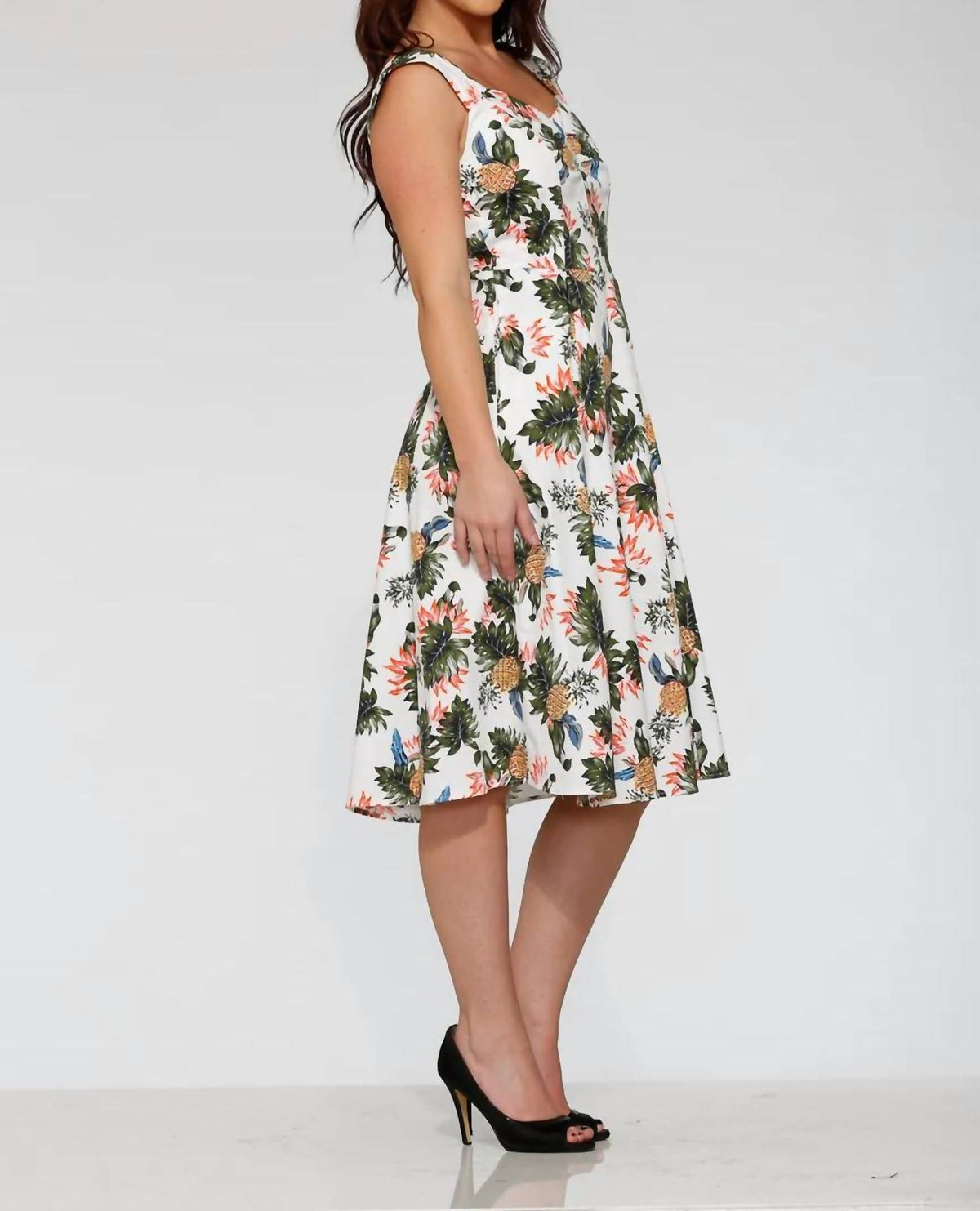 Orchid Bloom - Hawaiian Swing Dress