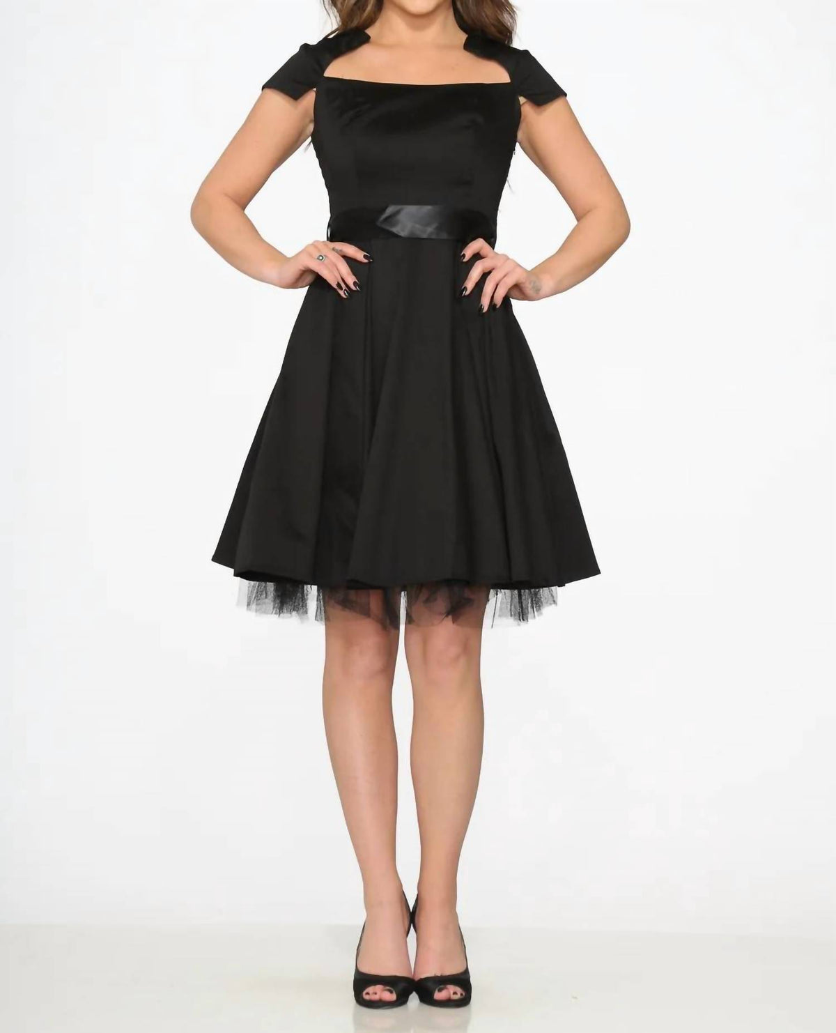 Orchid Bloom - Midi Swing Dress