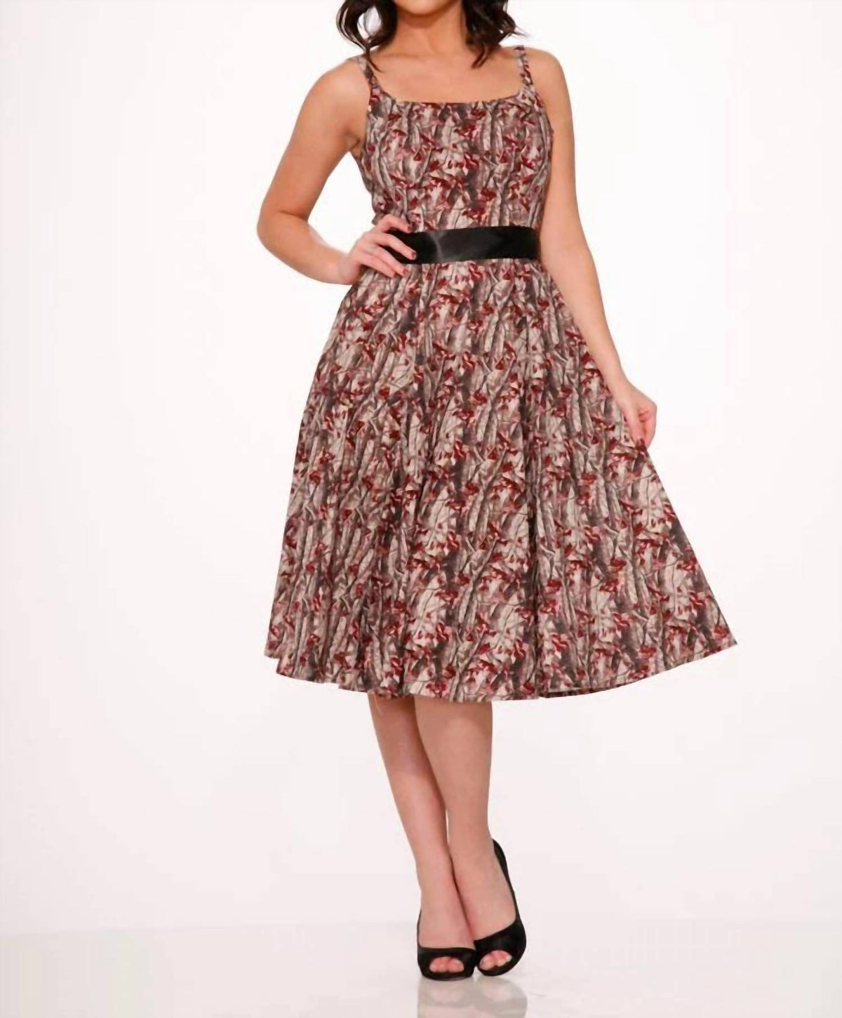 Orchid Bloom - Sylvania Swing Dress