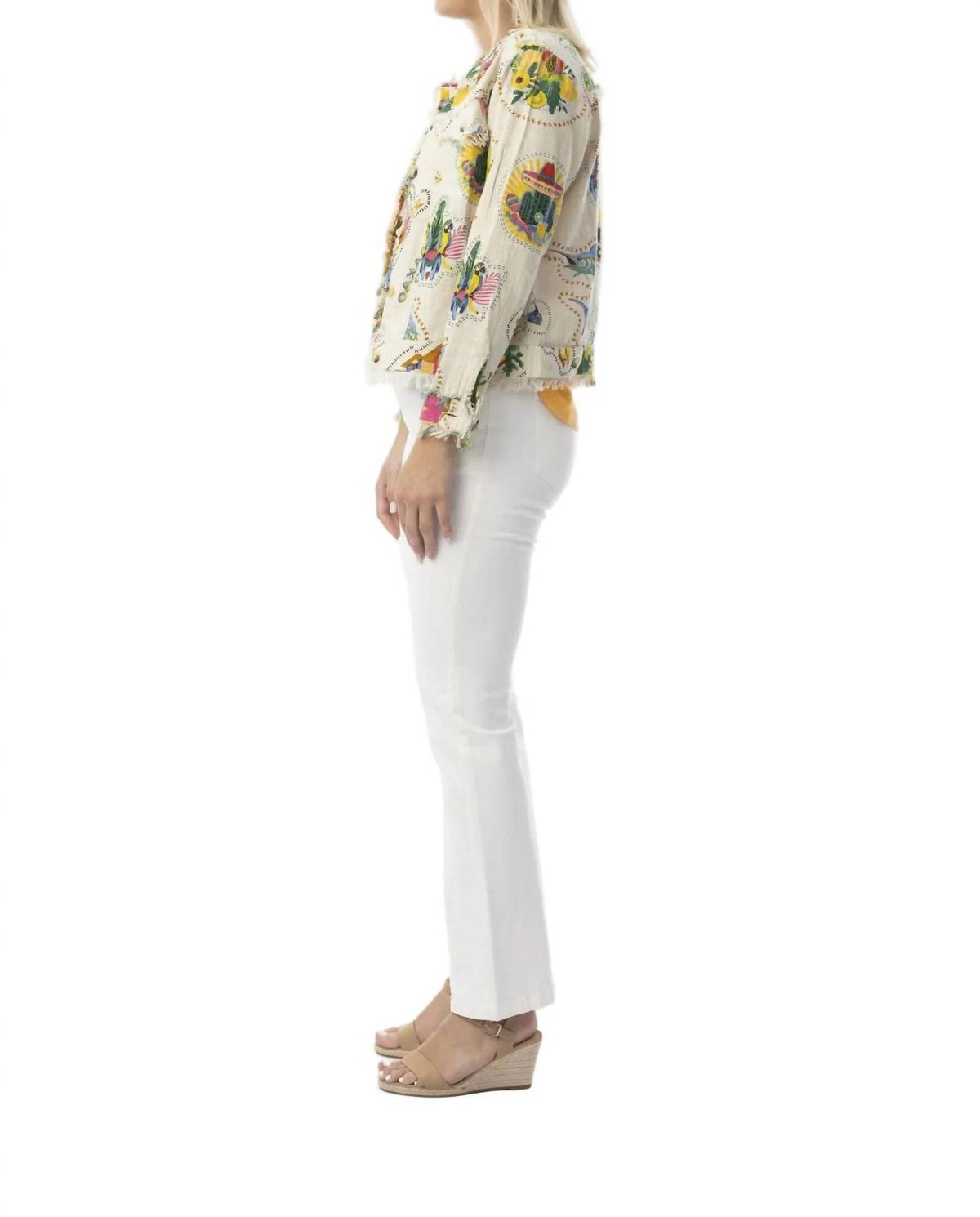 Orientique - Guatemala Linen Print Jacket