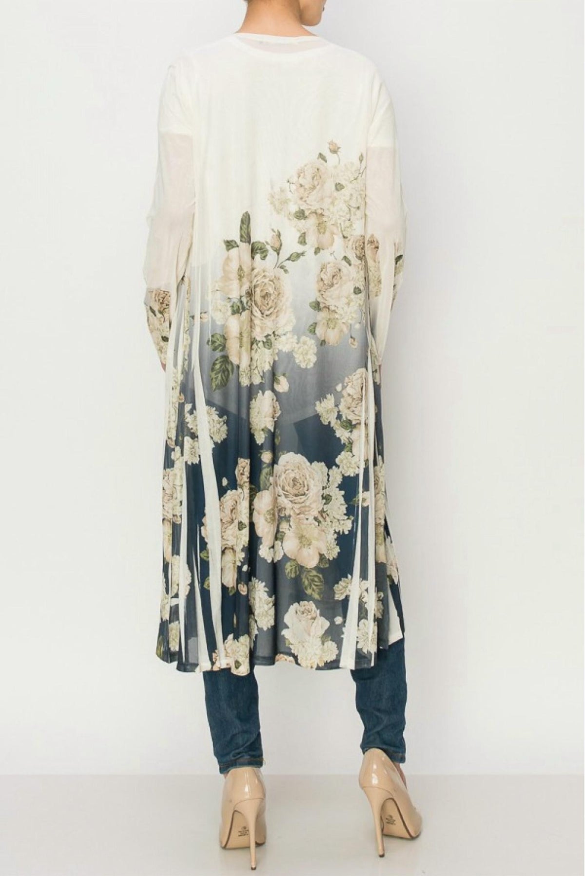 Origami - Magnolia Mesh Duster